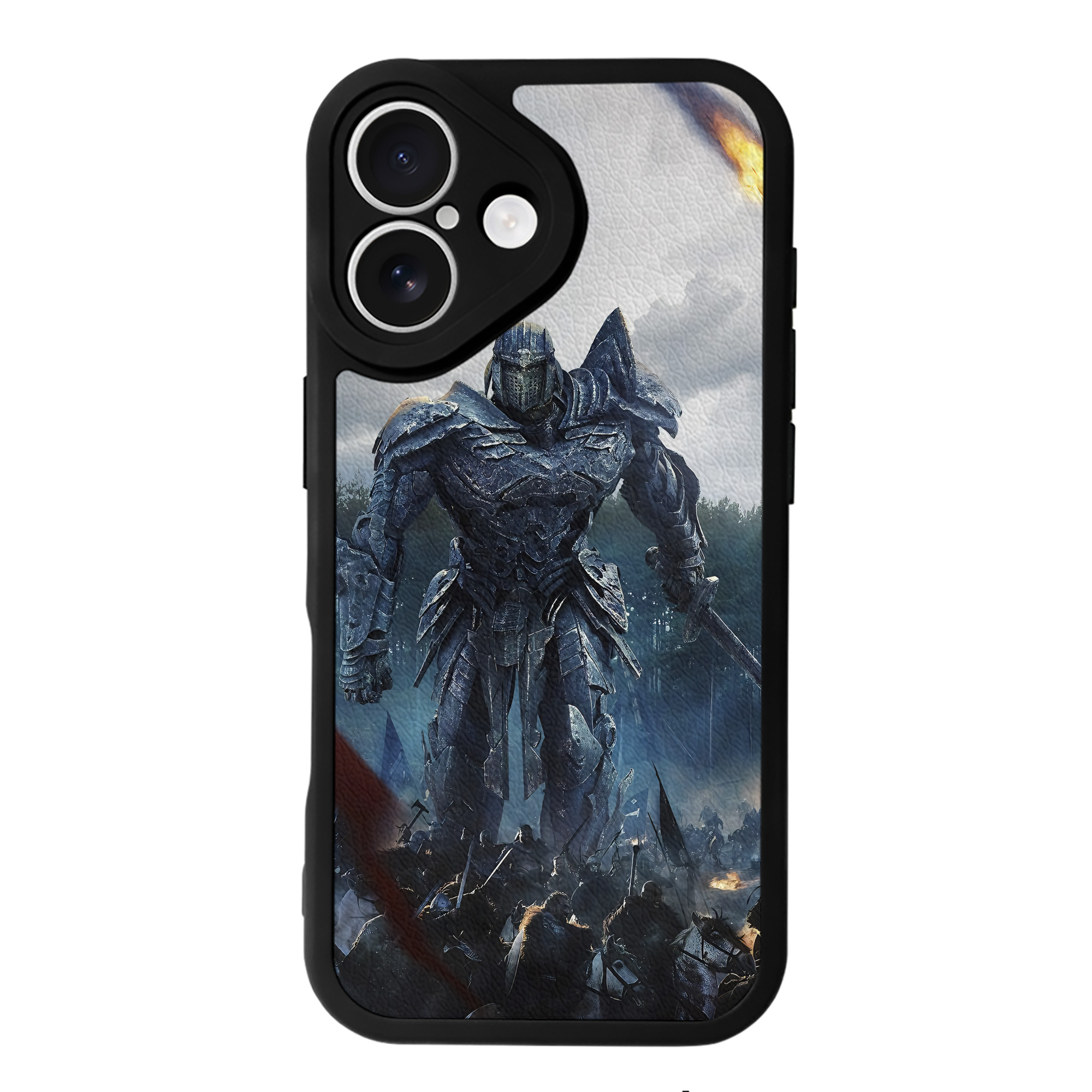 （画像用） Transformers トランスフォーマー 【iPhone 16シリーズ対応】シリコンスマホケース（レザー調） 材質：シリコン